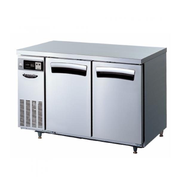 간냉식 올스텐 업소용 테이블형 냉장고 412L 2도어 가로 1500 자동성에제거
